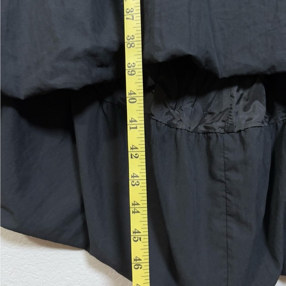 Polo Garage High/Low Maxi/Midi Black Sleeveless Dress with Pockets, V Neck Small - Picture 9 of 16